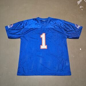 Pro Edge Boise State Broncos Short Sleeve #1 Blue Fan Football Jersey Size Large